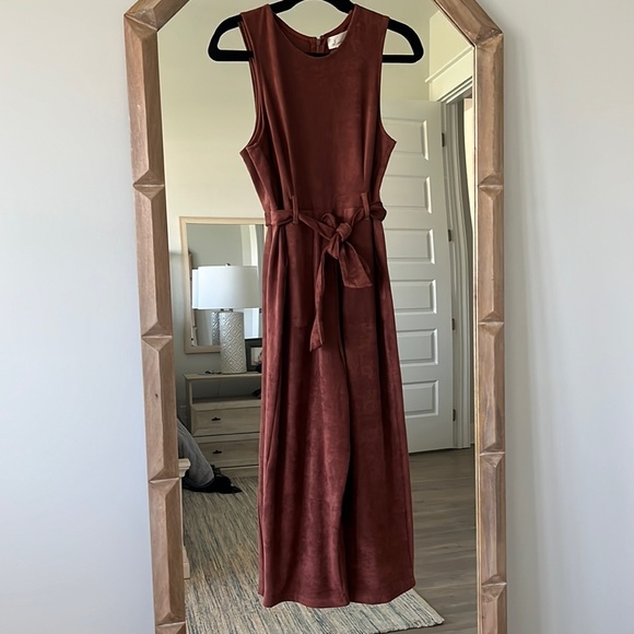 Anthropologie Rust Jumpsuit - Picture 1 of 3